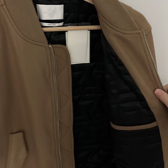 7FAM Tan Bomber M w/Italian Fabric - Picture 7 of 9